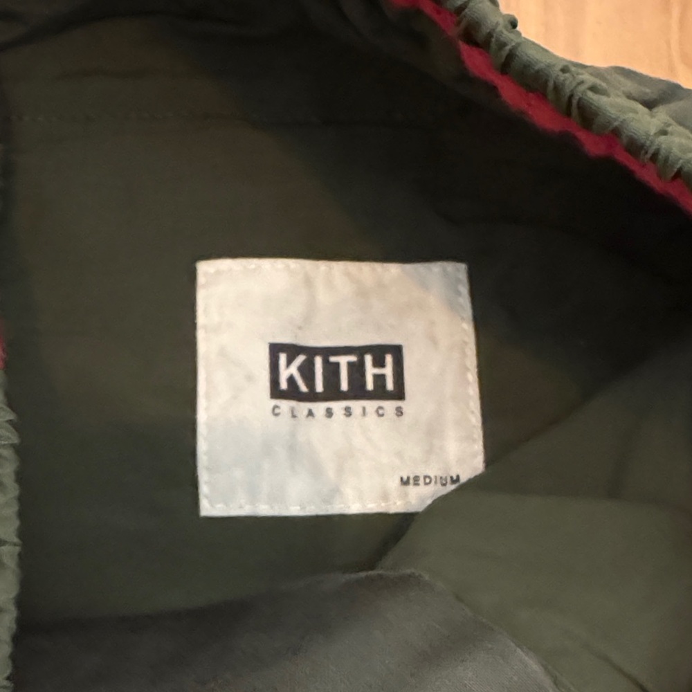 Kith Mercer Stretch Twill Jogger Army Green - Picture 3 of 4